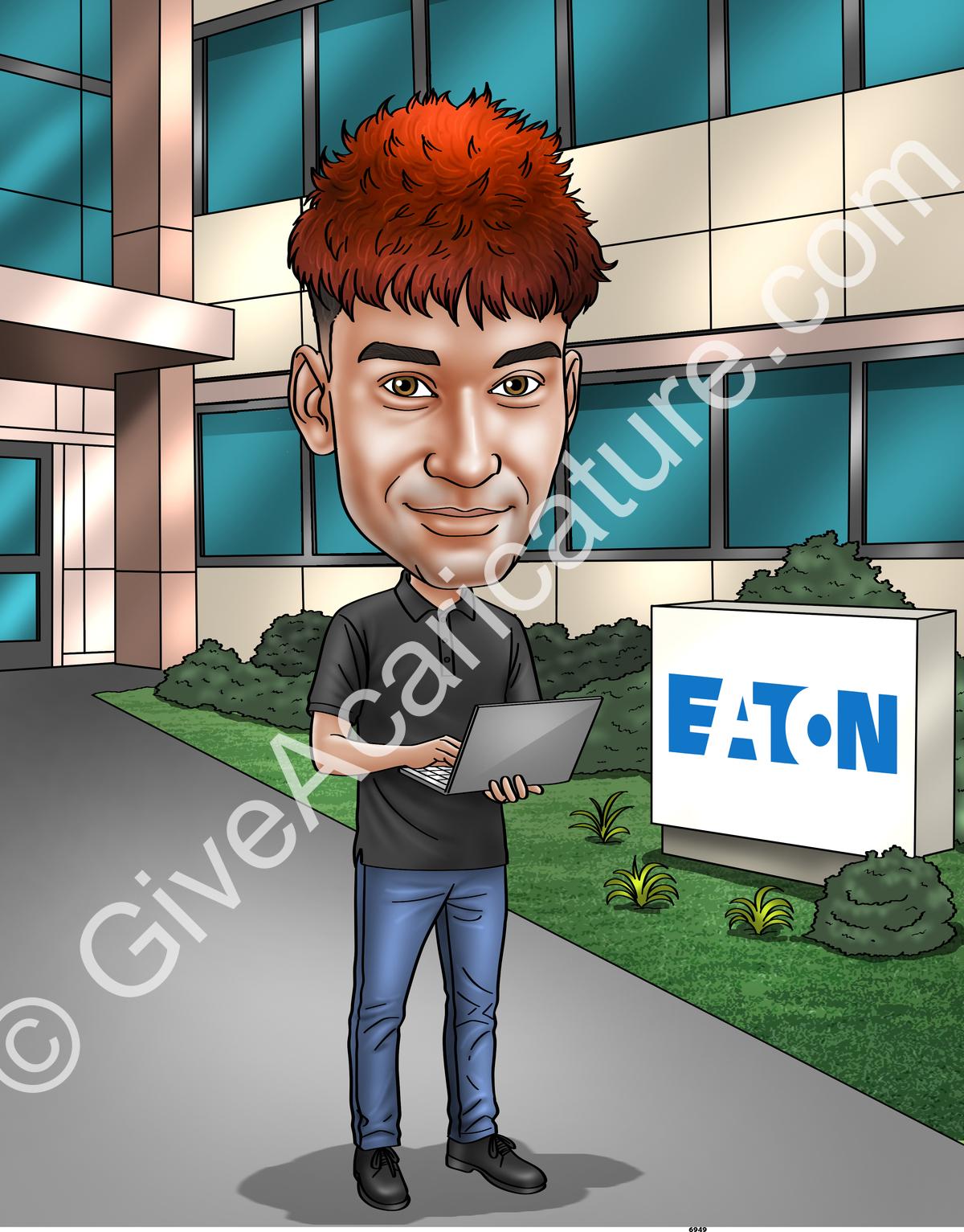 caricature for Jahaira G.